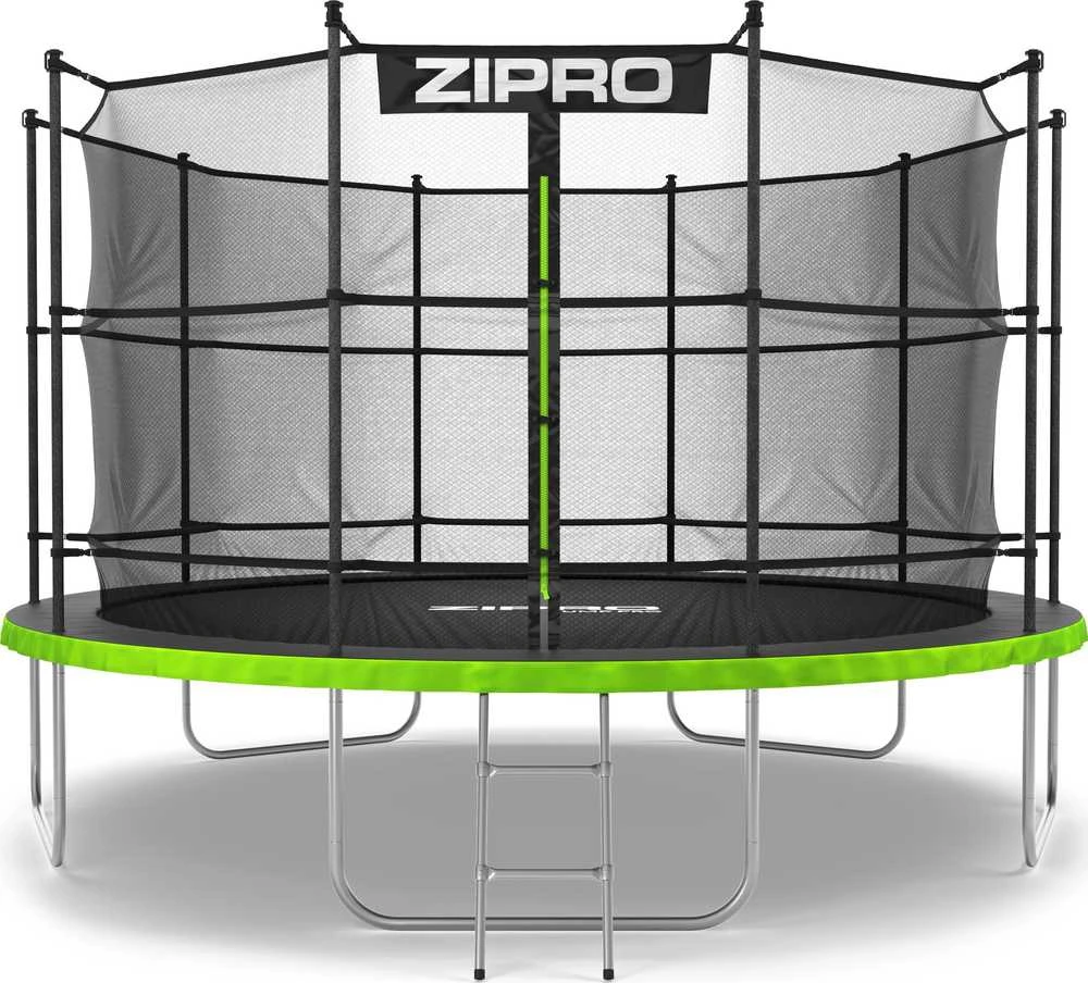 Zipro JumpPro IN batutas su apsauginiu tinklu ir kopėčiomis