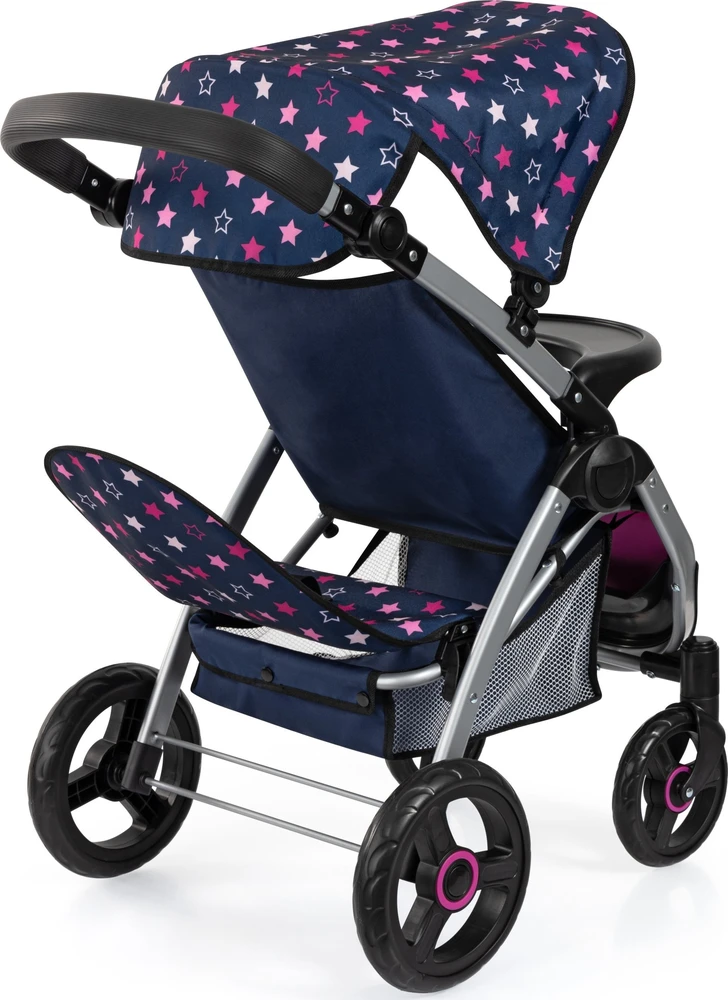 Bayer Design Bayer Bayer Doll vežimėlis dvyniams su krepšiu 39416AA