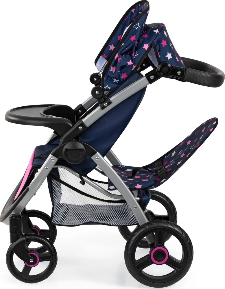Bayer Design Bayer Bayer Doll vežimėlis dvyniams su krepšiu 39416AA