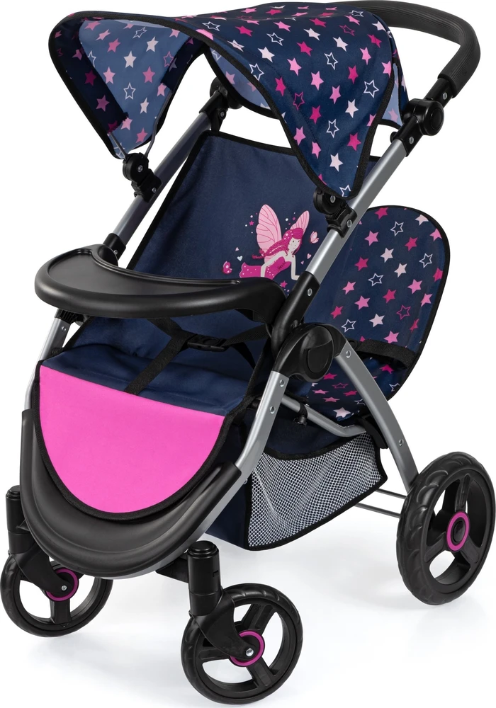 Bayer Design Bayer Bayer Doll vežimėlis dvyniams su krepšiu 39416AA