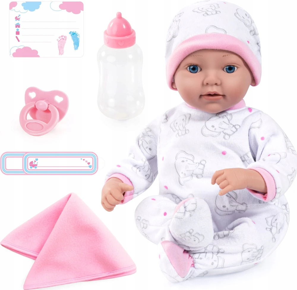 Lėlė Bayer Design Reborn su priedais, 38 cm
