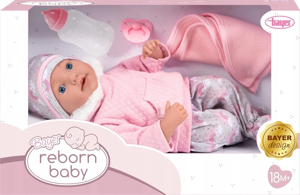 Bayer Design BAYER Lėlė Reborn 38cm+akces.93827AC 18668