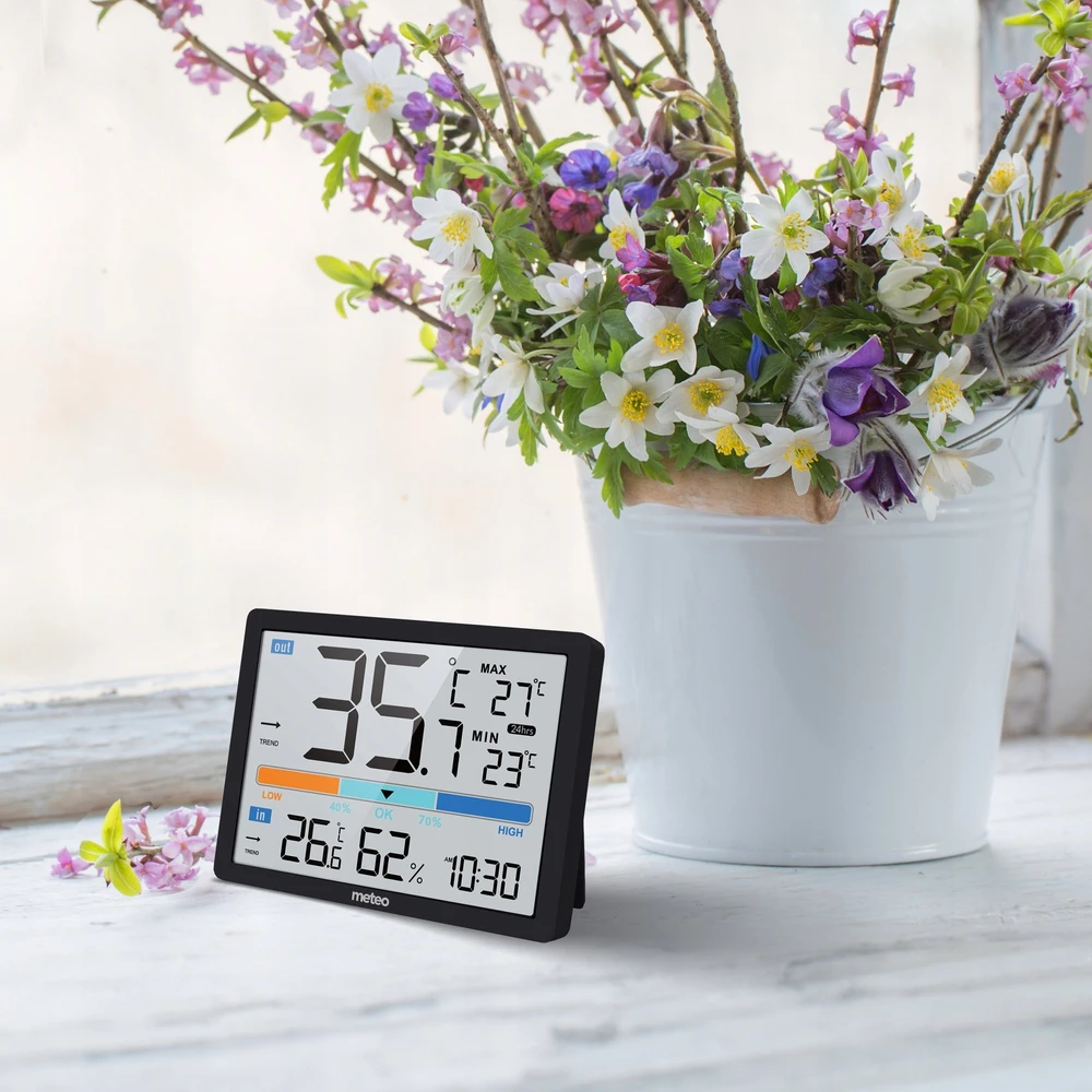 Orų stotelė Meteo Bazinė stotelė POGODOWA CYFROWA TERMOMETR METEO SP109C