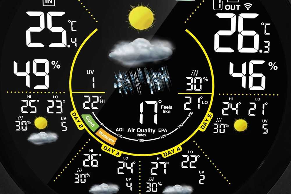 Blaupunkt WS65BK APP weather station juodas