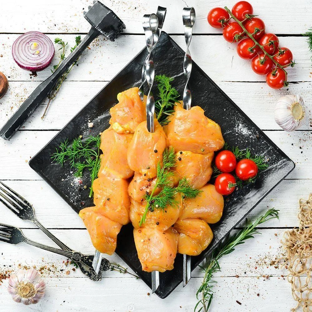 Bbq Line Iešmų rinkinys metalinė 45 cm 3 vnt.