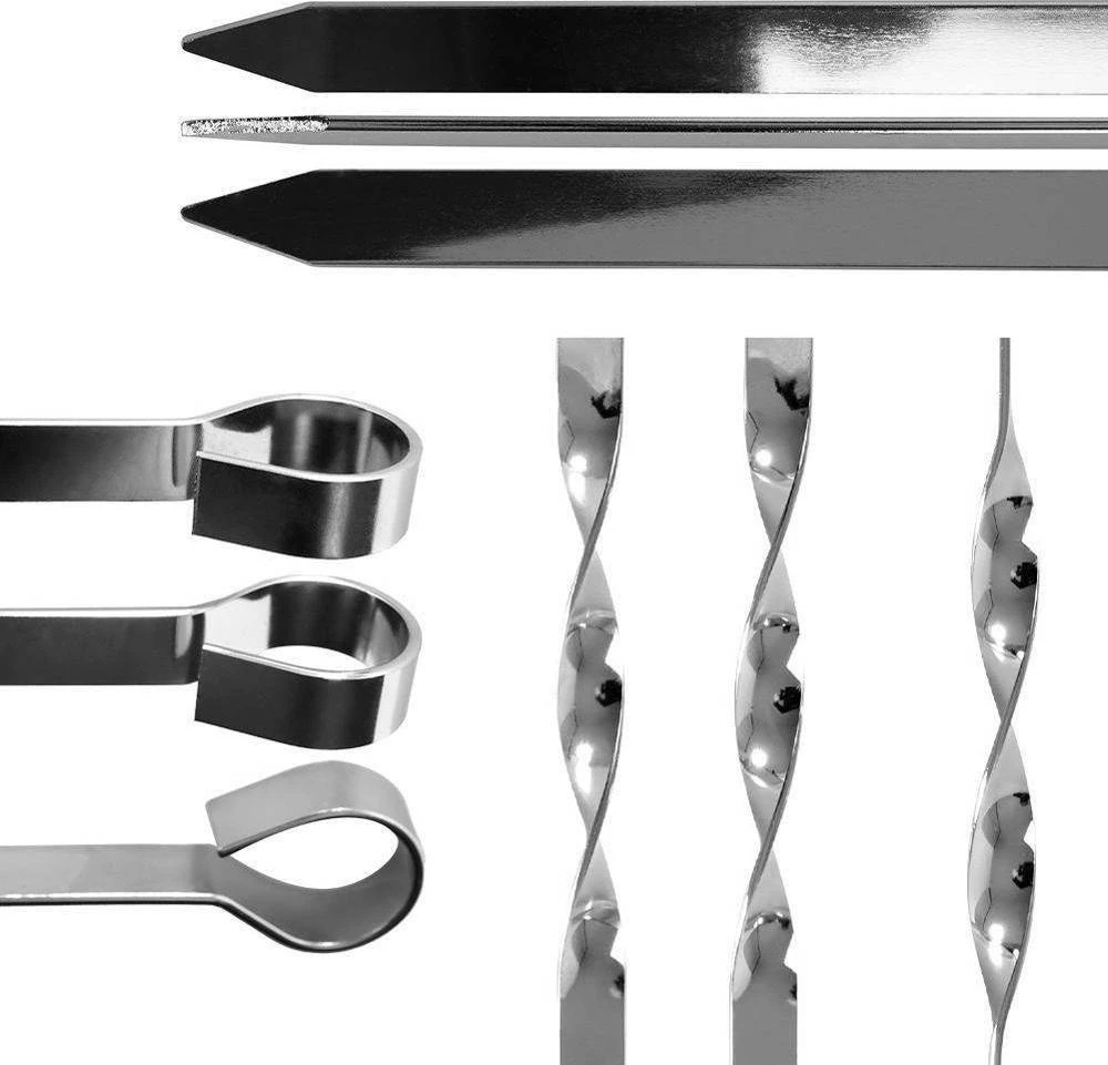 Bbq Line Iešmų rinkinys metalinė 45 cm 3 vnt.