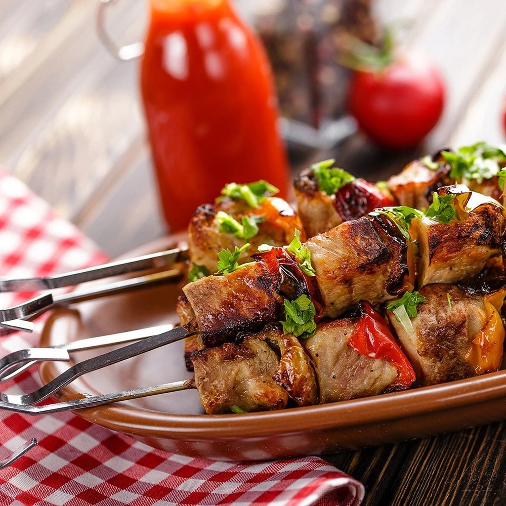 BBQ Orion Kebabo iešmai 38,5 cm - Nerūdijančio plieno grilio iešmai