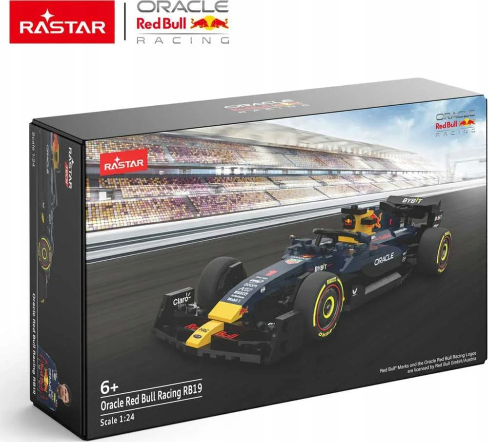 Bburago RASTAR 1:24 surenkamas automodelis Raudona Bull F1 RB19, 92500