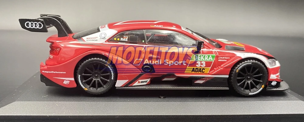 BBURAGO 1:32 auto modelis Race Audi RS 5 DTM, assort., 18-41160