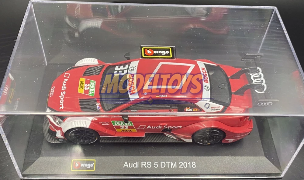 BBURAGO 1:32 auto modelis Race Audi RS 5 DTM, assort., 18-41160