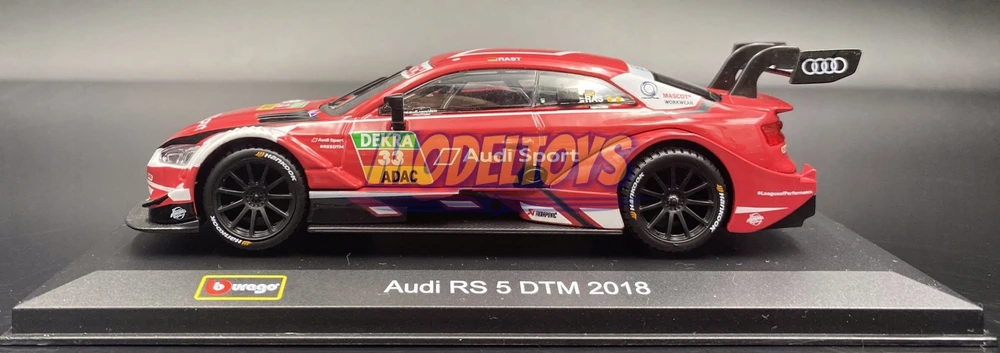 BBURAGO 1:32 auto modelis Race Audi RS 5 DTM, assort., 18-41160
