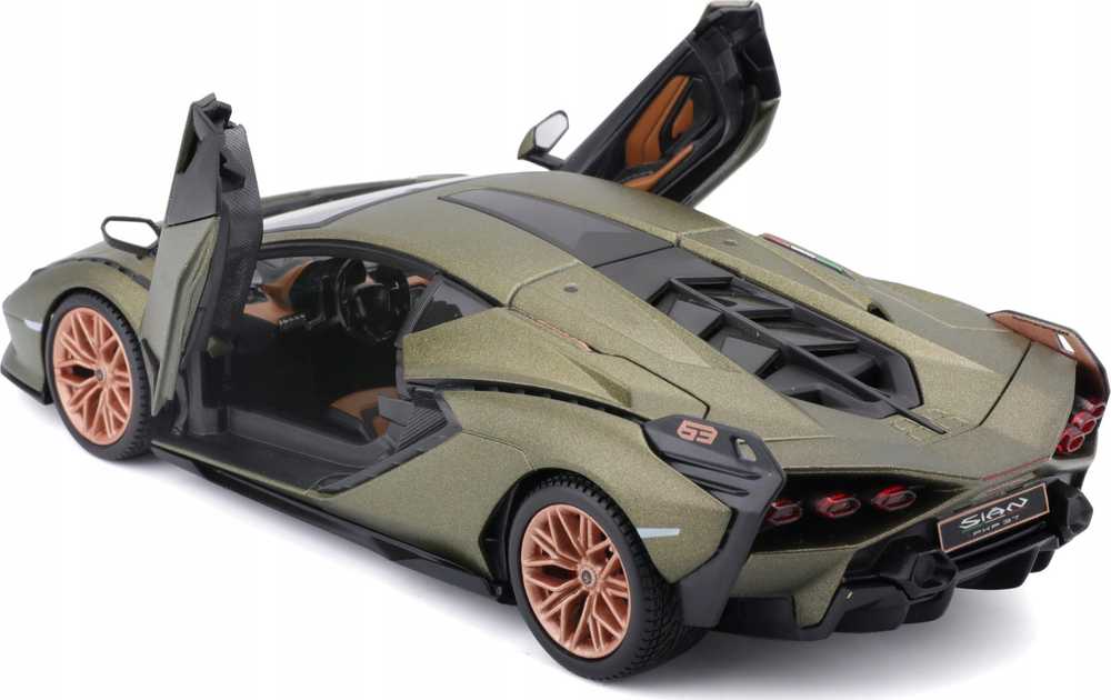 Bburago BBU 1:24 Lamborghini Sian FKP37 MatteGreen 21099