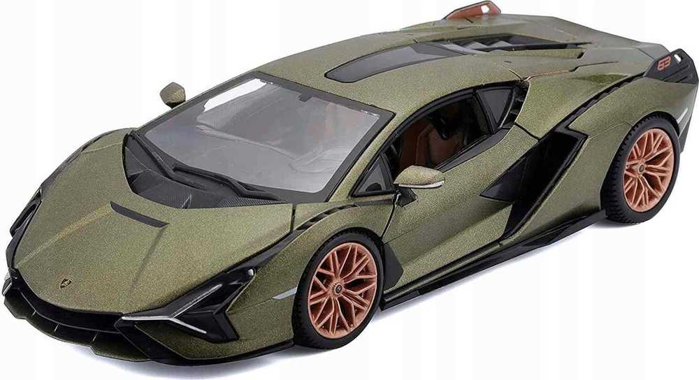 Bburago BBU 1:24 Lamborghini Sian FKP37 MatteGreen 21099