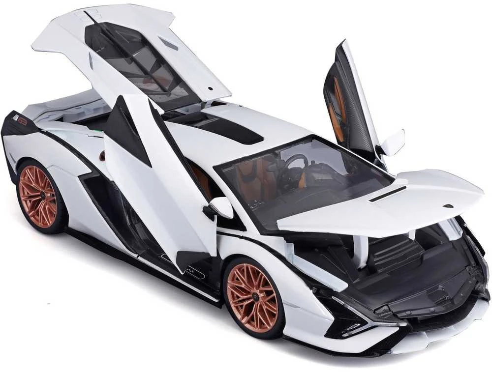 Bburago BBU 1:18 LamborghiniSian FKP37 baltas 11046WT 14378