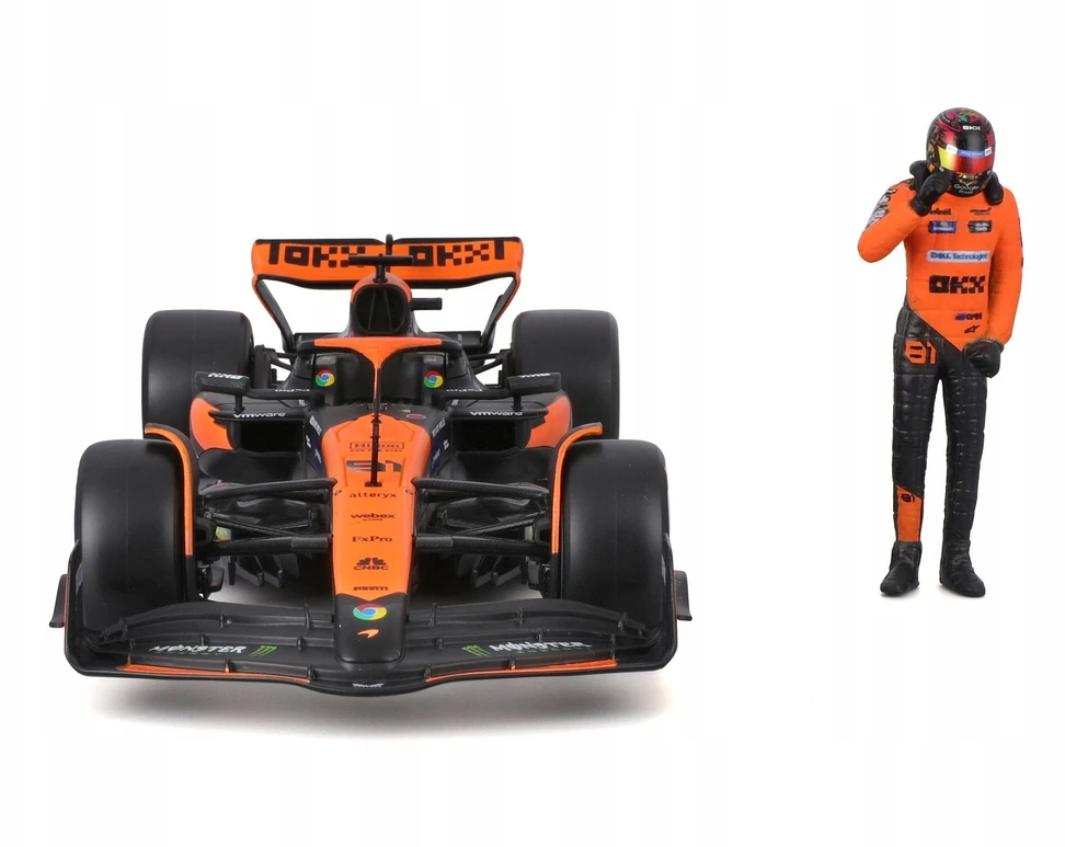 Bburago BBU 1:24 F1 McLaren MCL38 Oscar Piastri 28040_81