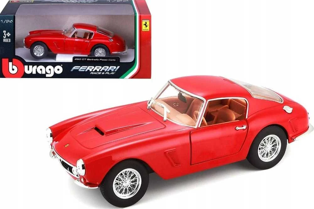 BBURAGO FERRARI automodelis 1/24 Ferrari RP 250 GT Berlinetta Passo Corto, 18-26025