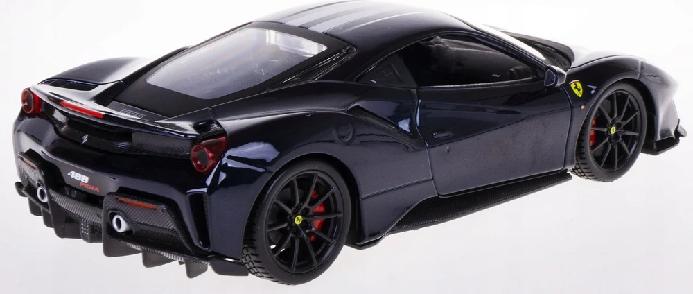 Bburago BBU 1:24 Ferrari 488 Pista BlueWithSilverStr.26026