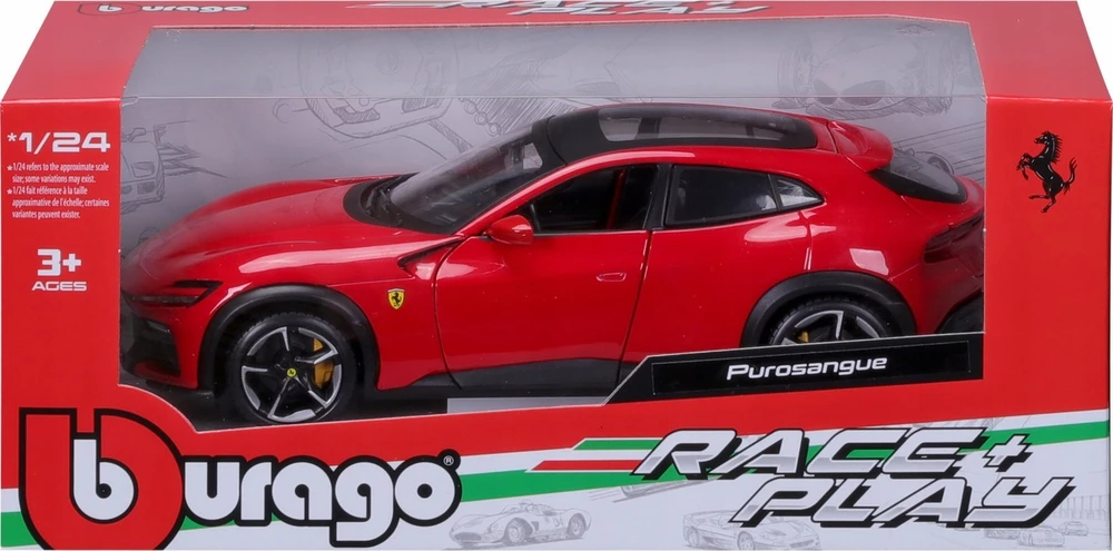 Bburago BBU 1:24 Ferrari R_P Purosangue Raudona 26030 60300