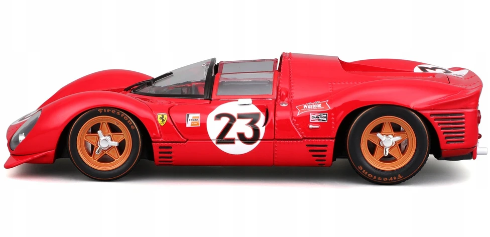 Bburago BBU 1:24 Ferrari Racing 330P4 Daytona Raudona#23 26588