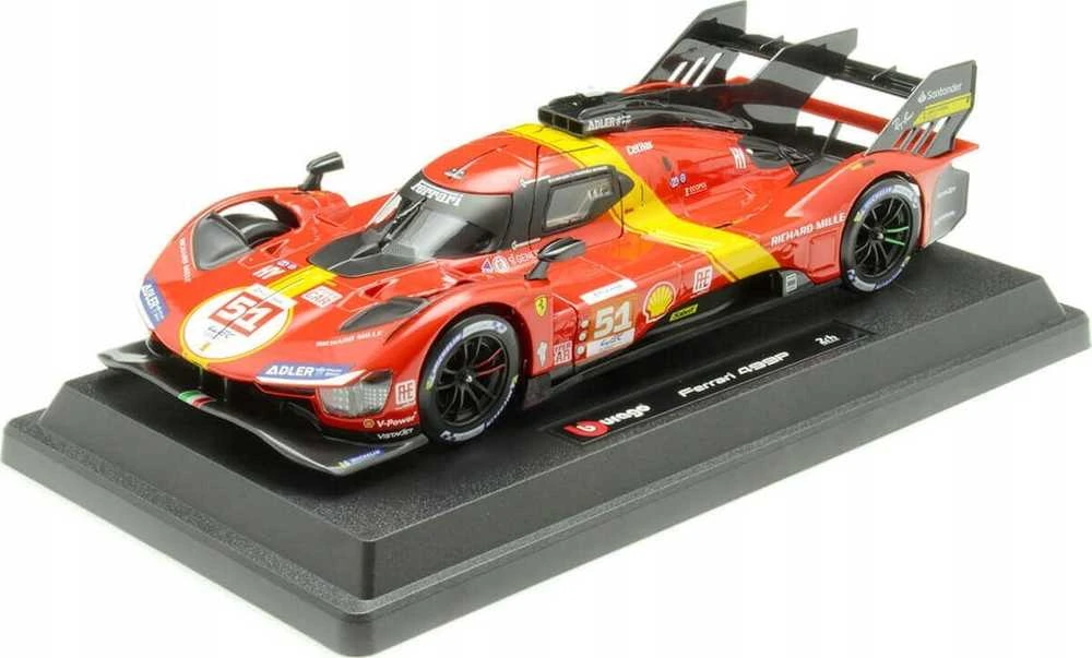 Bburago BBU 1:24 Ferrari Racing modelis KIT499P 26583 65831