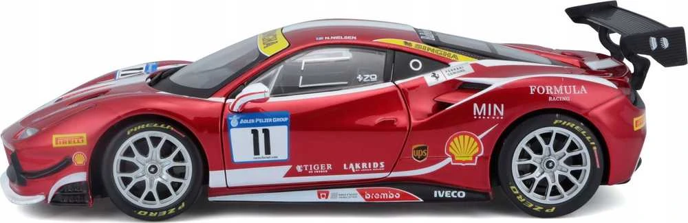 Bburago BBU 1:24 „Ferrari Racing“ modelis KIT488...26582 65824