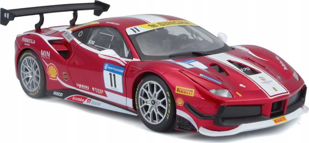 Bburago BBU 1:24 „Ferrari Racing“ modelis KIT488...26582 65824