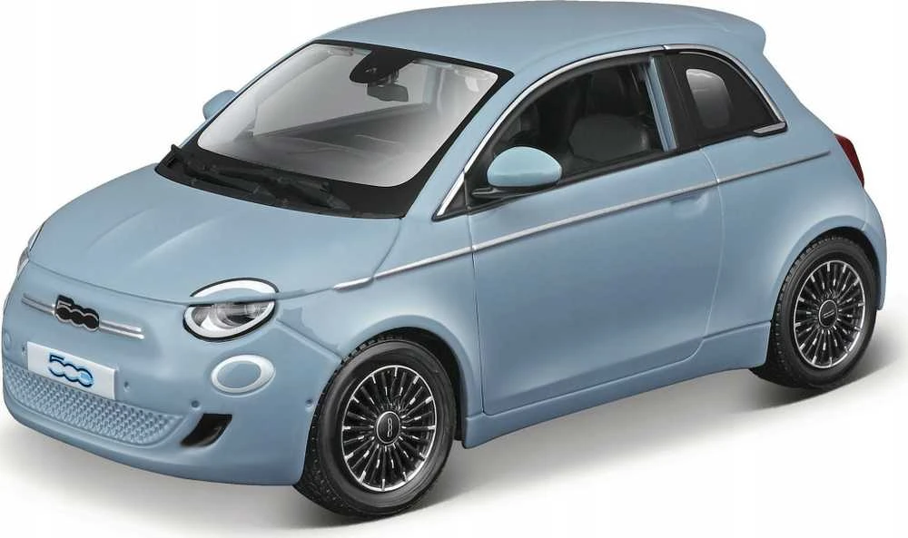 BBURAGO metal. 1:24, Fiat 500 E 2023 mėl.