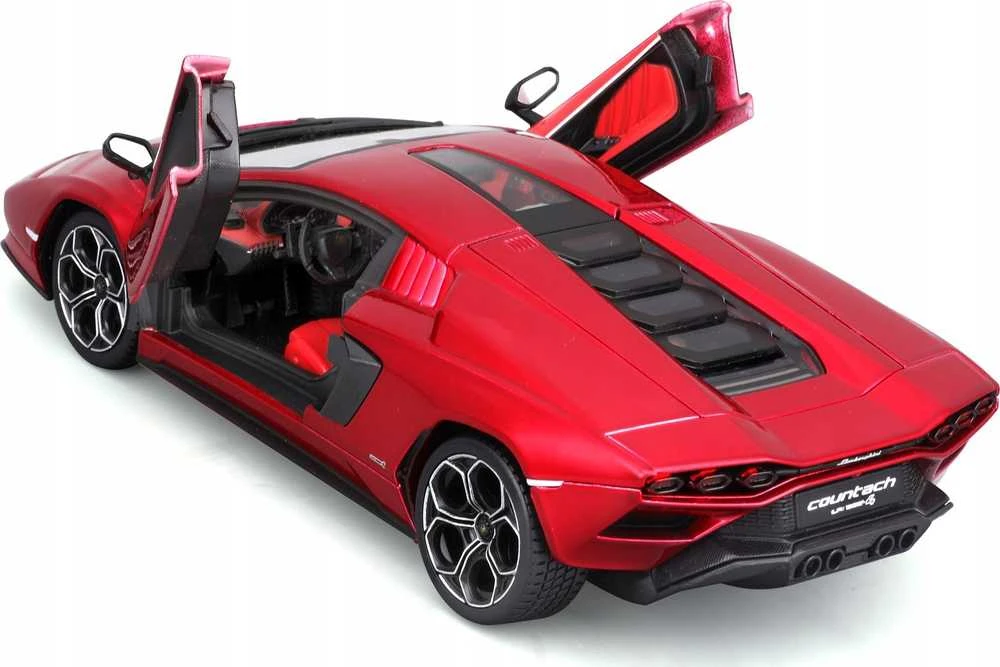 Bburago BBU 1:24 Lamborghini CountachLPI 800-4 Raudona 21102RD