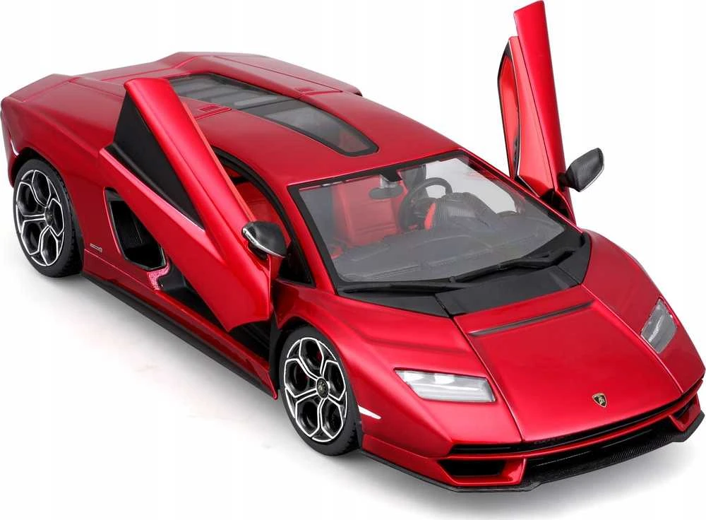 Bburago BBU 1:24 Lamborghini CountachLPI 800-4 Raudona 21102RD
