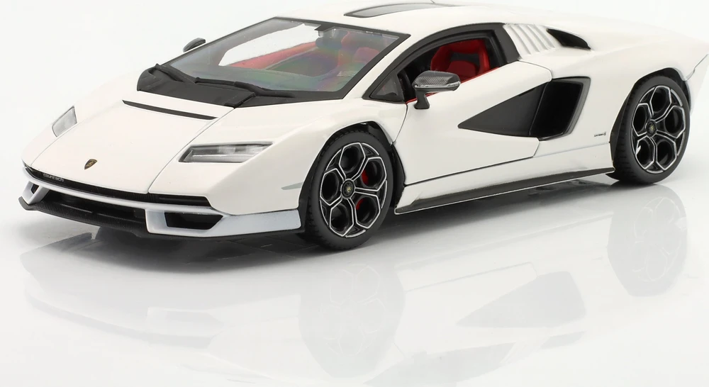 Bburago BBU 1:24 Lamborghini NI Count.800-4 Baltas 21102WT