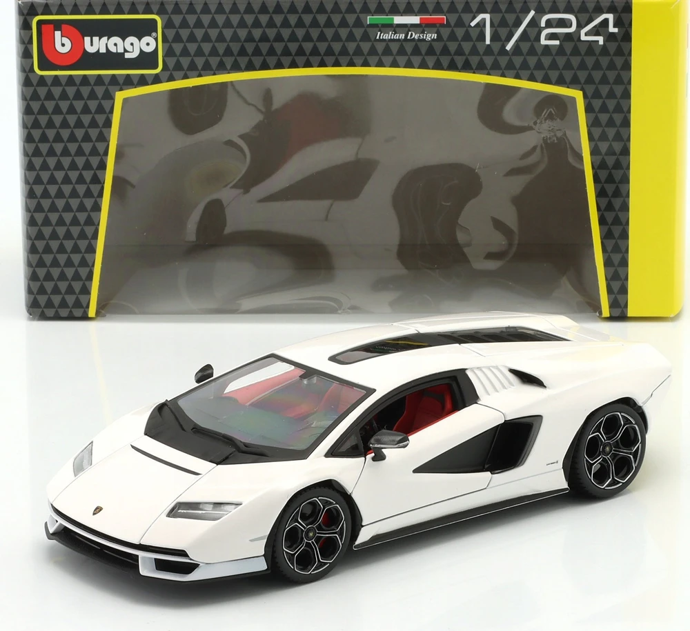 Bburago BBU 1:24 Lamborghini NI Count.800-4 Baltas 21102WT