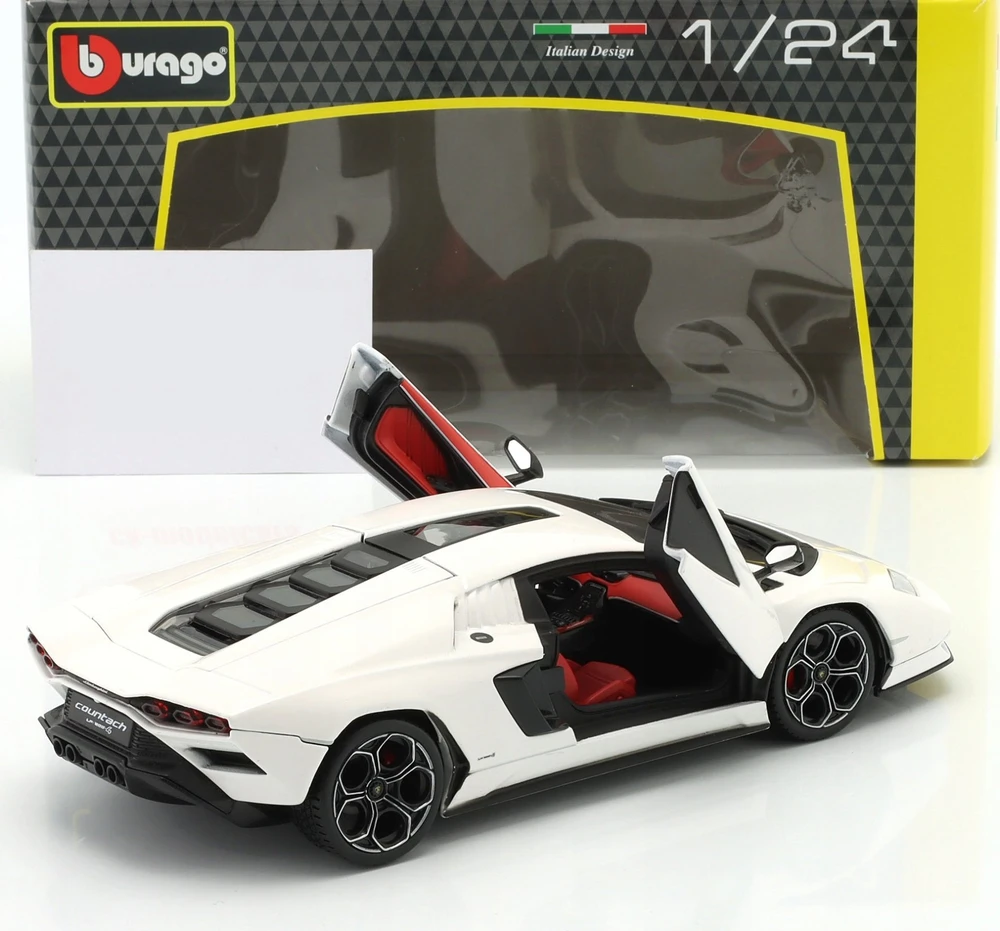 Bburago BBU 1:24 Lamborghini NI Count.800-4 Baltas 21102WT