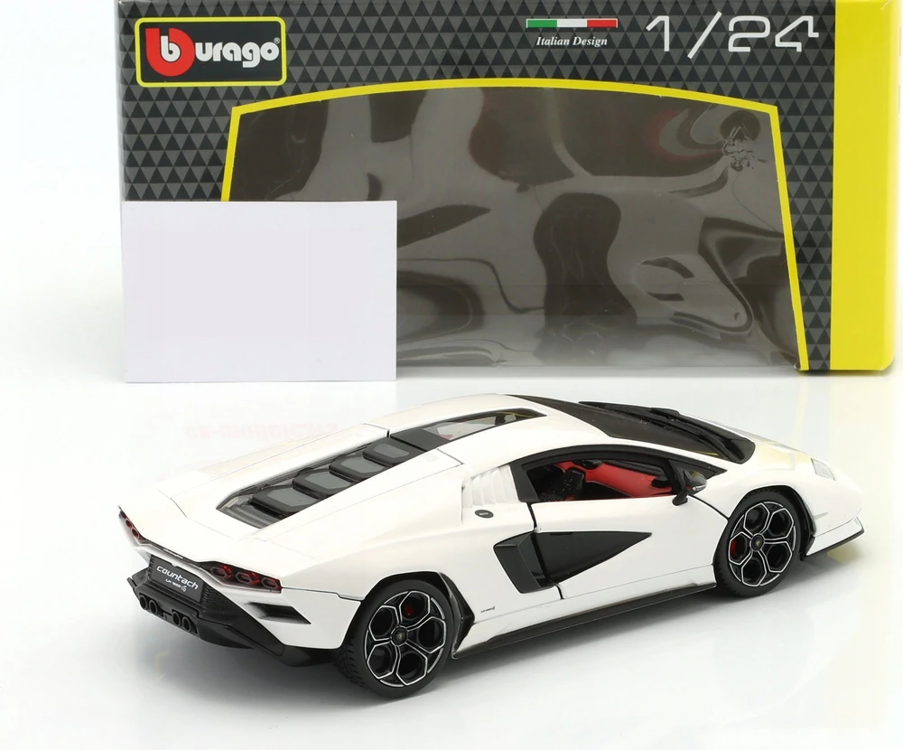 Bburago BBU 1:24 Lamborghini NI Count.800-4 Baltas 21102WT