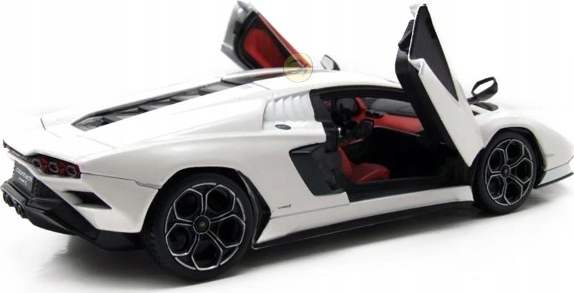 Bburago BBU 1:24 Lamborghini NI Count.800-4 Baltas 21102WT