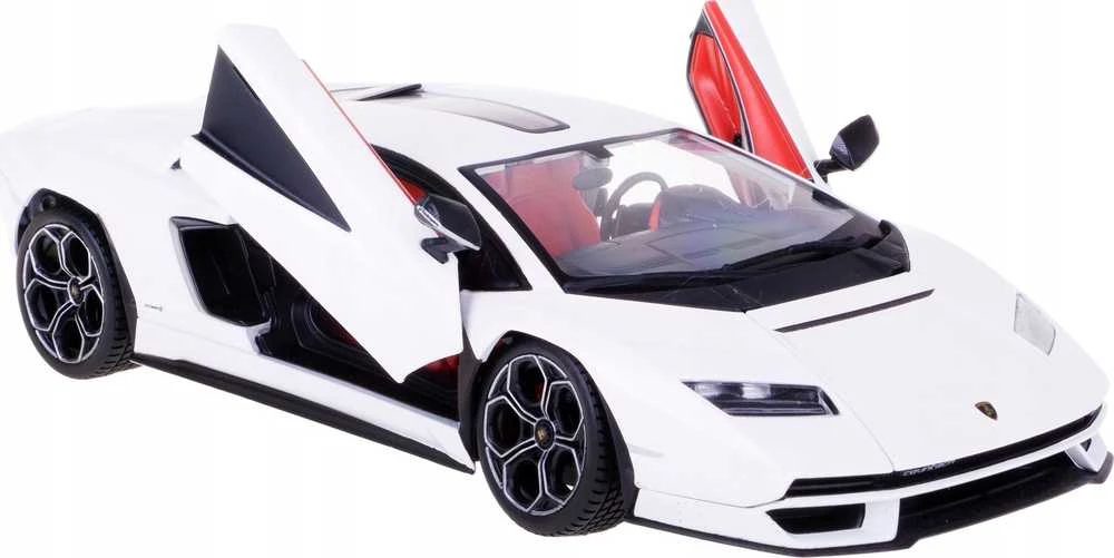 Bburago BBU 1:24 Lamborghini NI Count.800-4 Baltas 21102WT