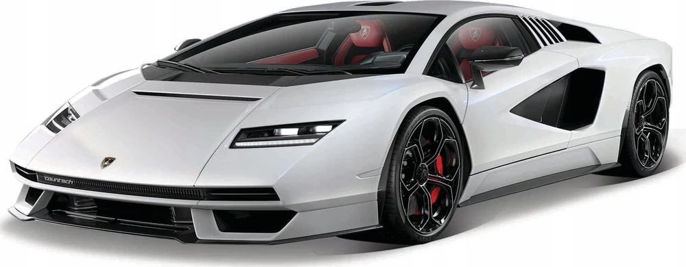 Bburago BBU 1:24 Lamborghini NI Count.800-4 Baltas 21102WT