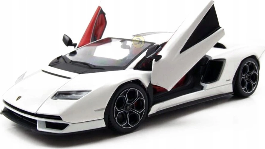 Bburago BBU 1:24 Lamborghini NI Count.800-4 Baltas 21102WT