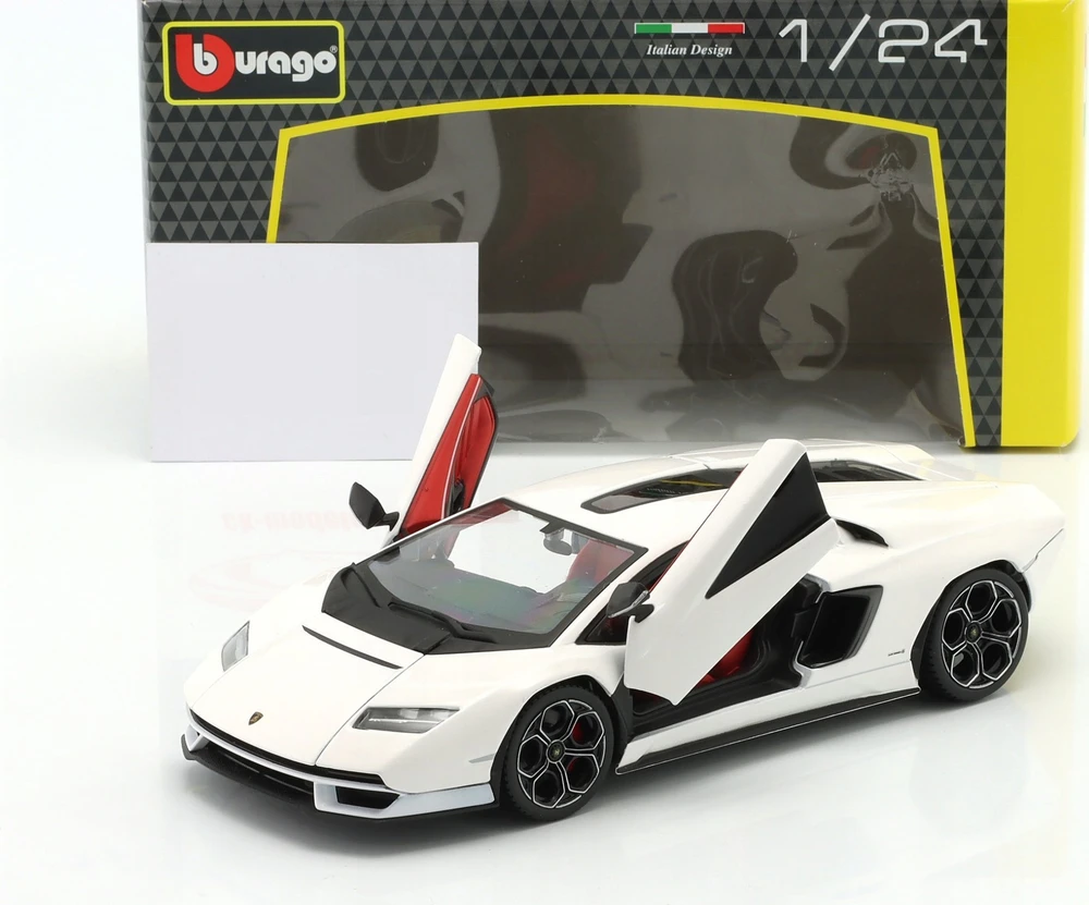 Bburago BBU 1:24 Lamborghini NI Count.800-4 Baltas 21102WT