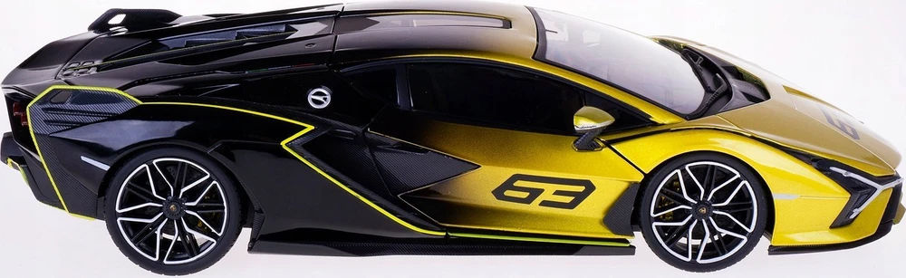 *BBURAGO metal. 1:24 Lamborghini, Sian FKP 37 czer