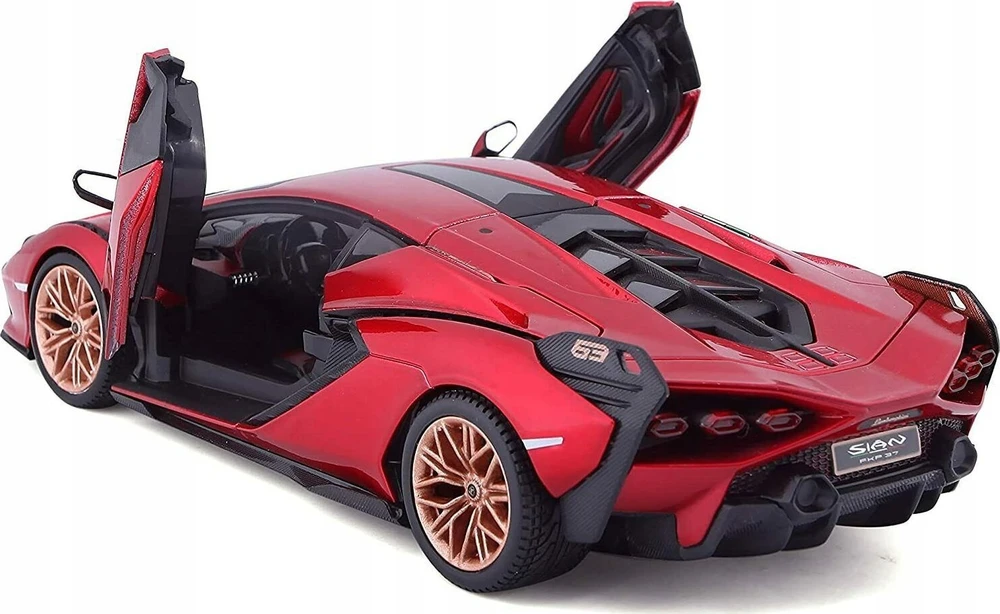 *BBURAGO metal. 1:24 Lamborghini, Sian FKP 37 czer
