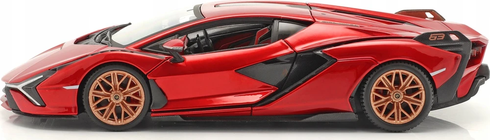 *BBURAGO metal. 1:24 Lamborghini, Sian FKP 37 czer