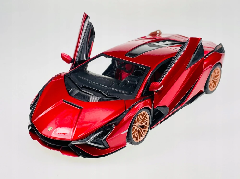 *BBURAGO metal. 1:24 Lamborghini, Sian FKP 37 czer