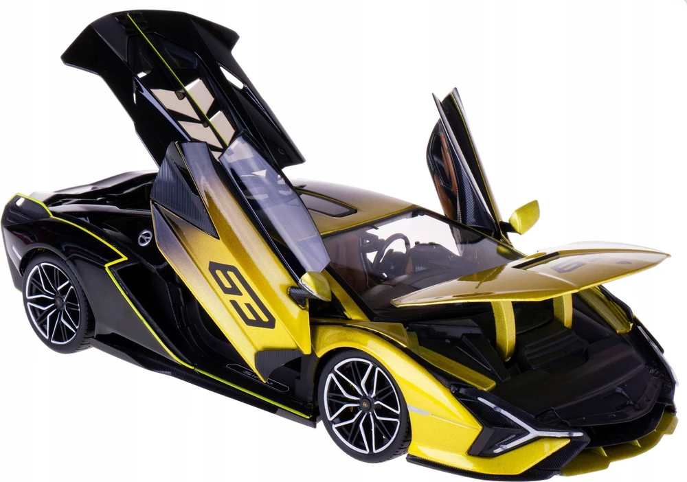 *BBURAGO metal. 1:24 Lamborghini, Sian FKP 37 czer