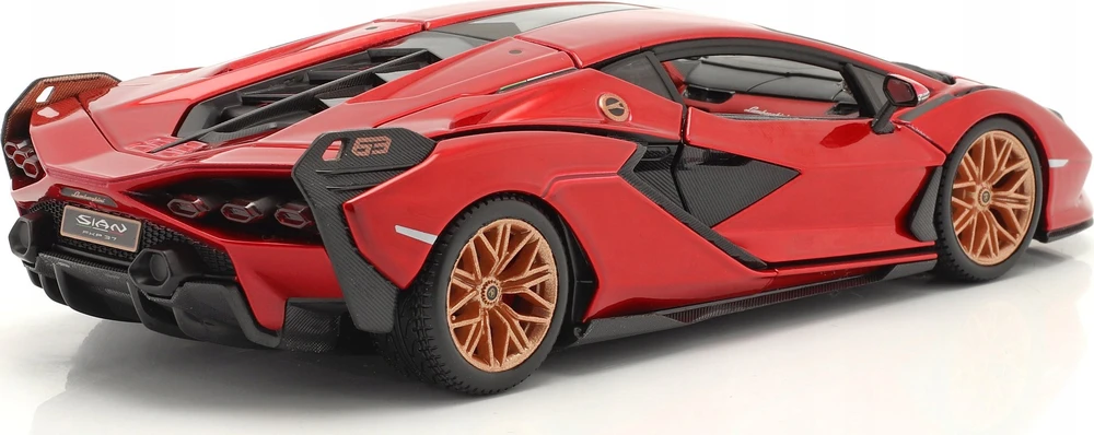 *BBURAGO metal. 1:24 Lamborghini, Sian FKP 37 czer