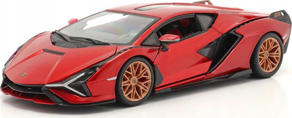*BBURAGO metal. 1:24 Lamborghini, Sian FKP 37 czer