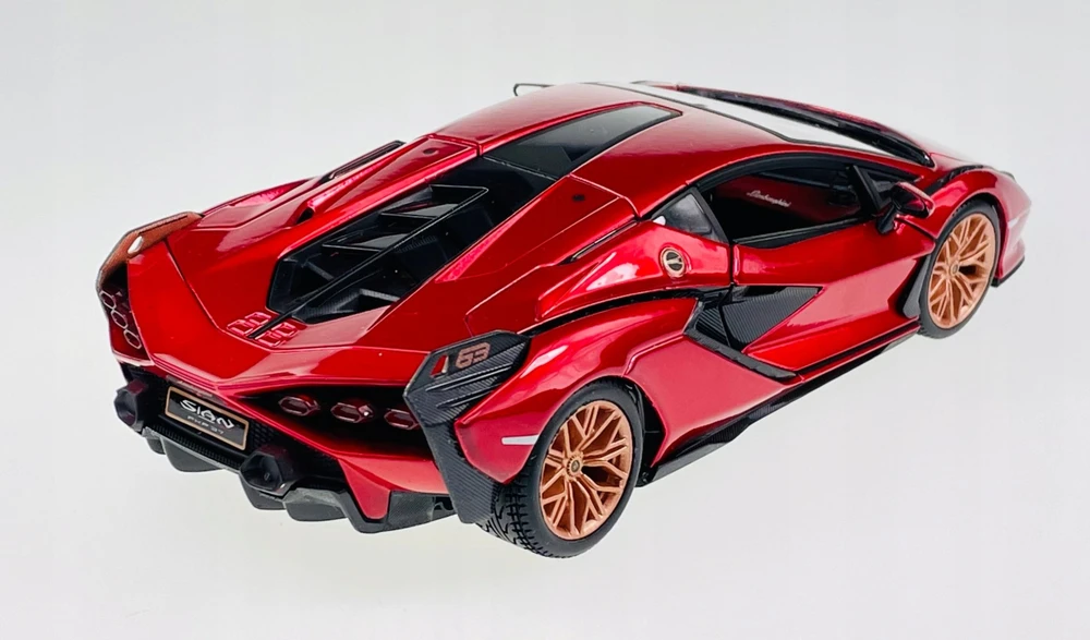 *BBURAGO metal. 1:24 Lamborghini, Sian FKP 37 czer