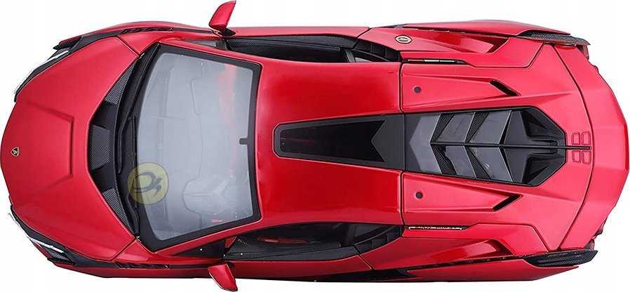 *BBURAGO metal. 1:24 Lamborghini, Sian FKP 37 czer