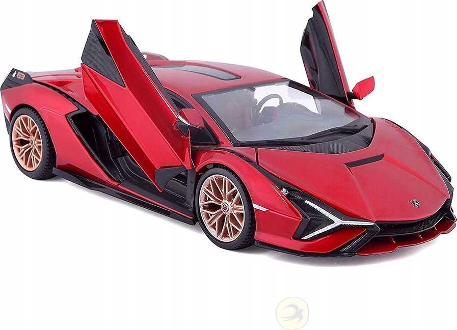 *BBURAGO metal. 1:24 Lamborghini, Sian FKP 37 czer