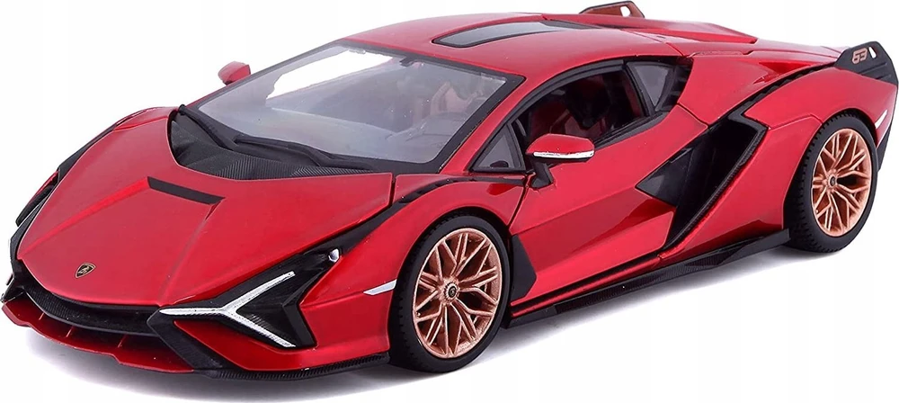 *BBURAGO metal. 1:24 Lamborghini, Sian FKP 37 czer
