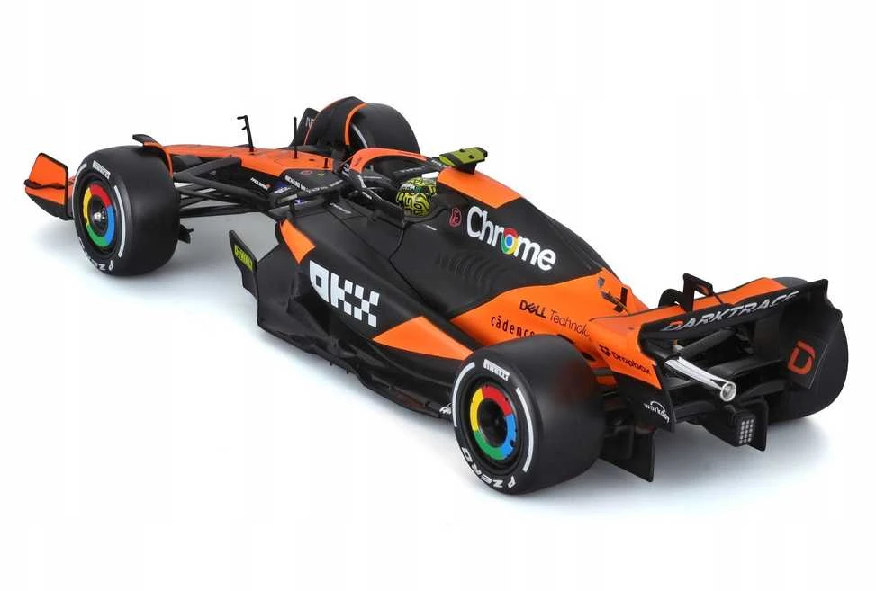 Modelis - Bburago 1:24 McLaren MCL38 Lando Norris Miami GP 2024 (Ekspozicinė prekė)